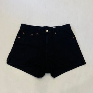 Rag & Bone Black Denim Shorts Size 28